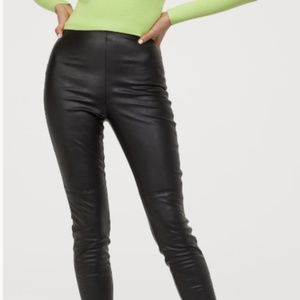 Like New Vegan Leather Skinny Pants